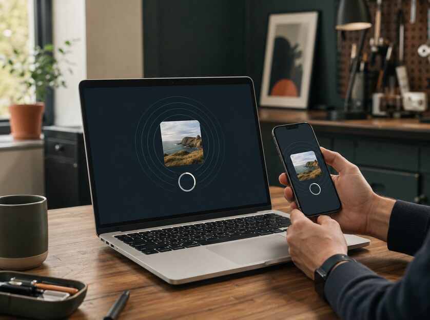 Kabellose Dateiübertragung per AirDrop zwischen iPhone und MacBook