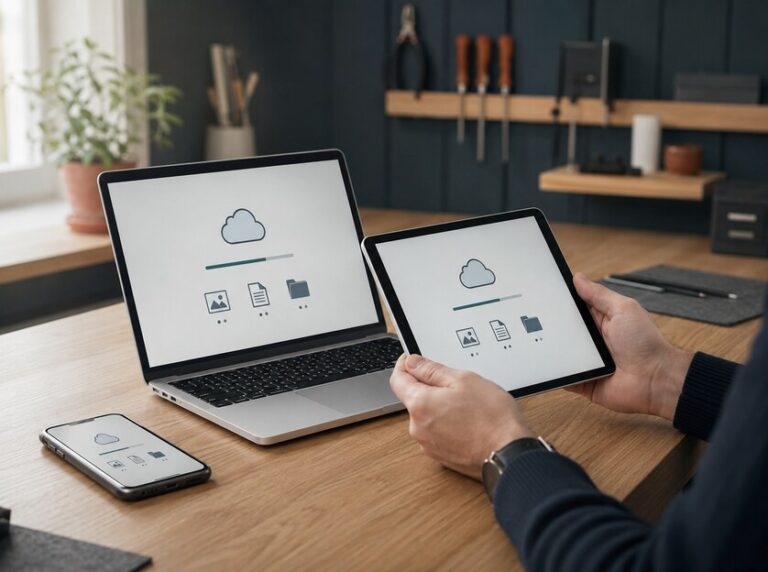Synchronisation von MacBook, iPad und iPhone über einen Cloud-Dienst