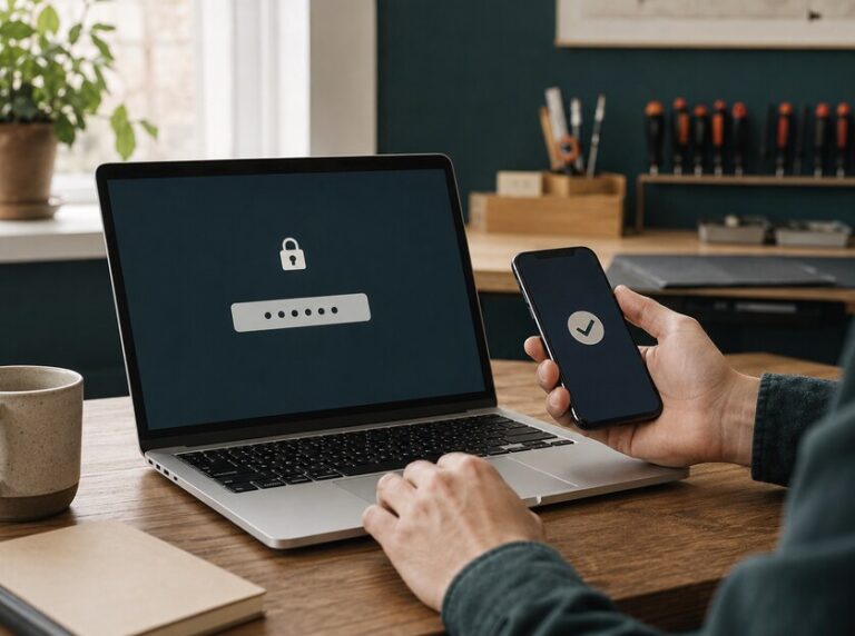 Sichere Passwortanmeldung am Mac mit Bestätigung über das Smartphone