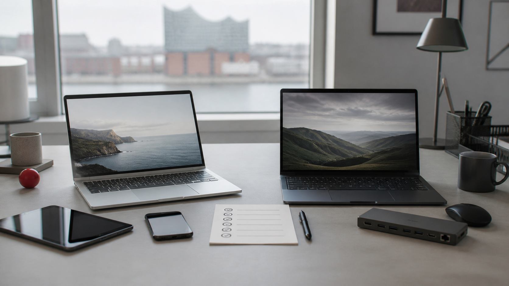 Mac und Windows Notebooks im Vergleich anhand von Software und Arbeitsabläufen